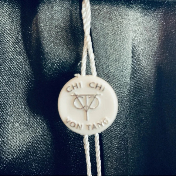 CHI CHI VON TANG Sz L  Warrior Flow Jacket 100% Silk Lined Sheer Panels Blazer - Picture 3 of 14